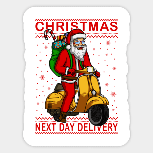 CHRISTMAS NEXT DAY DELIVERY Sticker